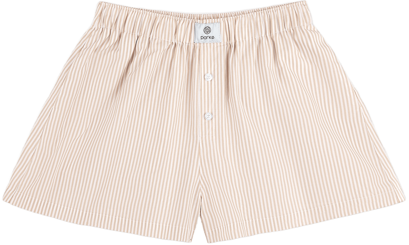 striped boxer shorts flat lay -dune stripe
