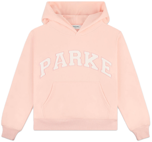 ballet + white varsity hoodie flat lay -ballet + white
